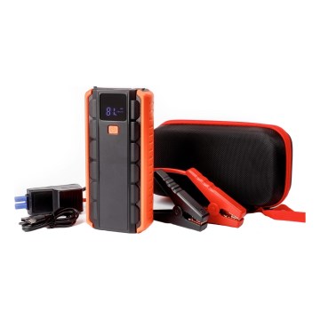 Conjunto para iniciar os carros 1000A com um power bank 12000 mAh PD 10W e Lanterna LED com gancho e íman