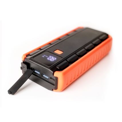 Conjunto para iniciar os carros 1000A com um power bank 12000 mAh PD 10W e Lanterna LED com gancho e íman