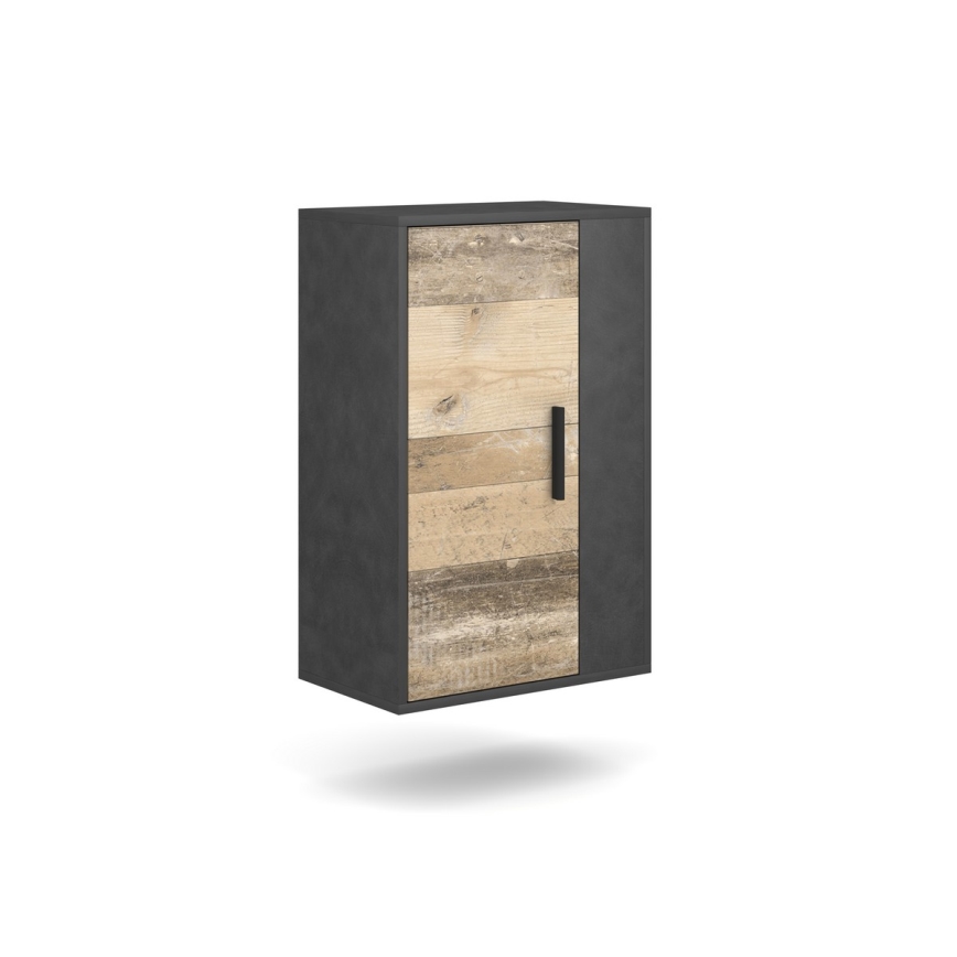 Conjunto para sala BRICK castanho/preto