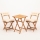 Conjunto para varanda com almofadas faia