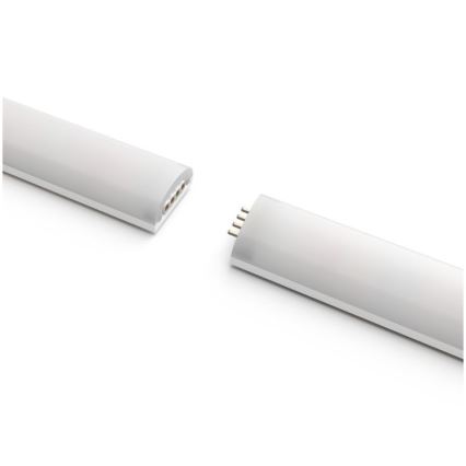 CONJUNTO - Tira LED RGBW com regulação Philips Hue WHITE AND COLOR AMBIANCE 2m LED/20W/230V + 4x Lâmpada com regulação Philips A60 E27/6,5W/230V 2000-6500K