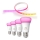 CONJUNTO - Tira LED RGBW com regulação Philips Hue WHITE AND COLOR AMBIANCE 2m LED/20W/230V + 4x Lâmpada com regulação Philips A60 E27/6,5W/230V 2000-6500K