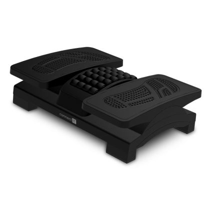CONNECT IT CFH-4105-BK - Descanso de pés ajustável, preto