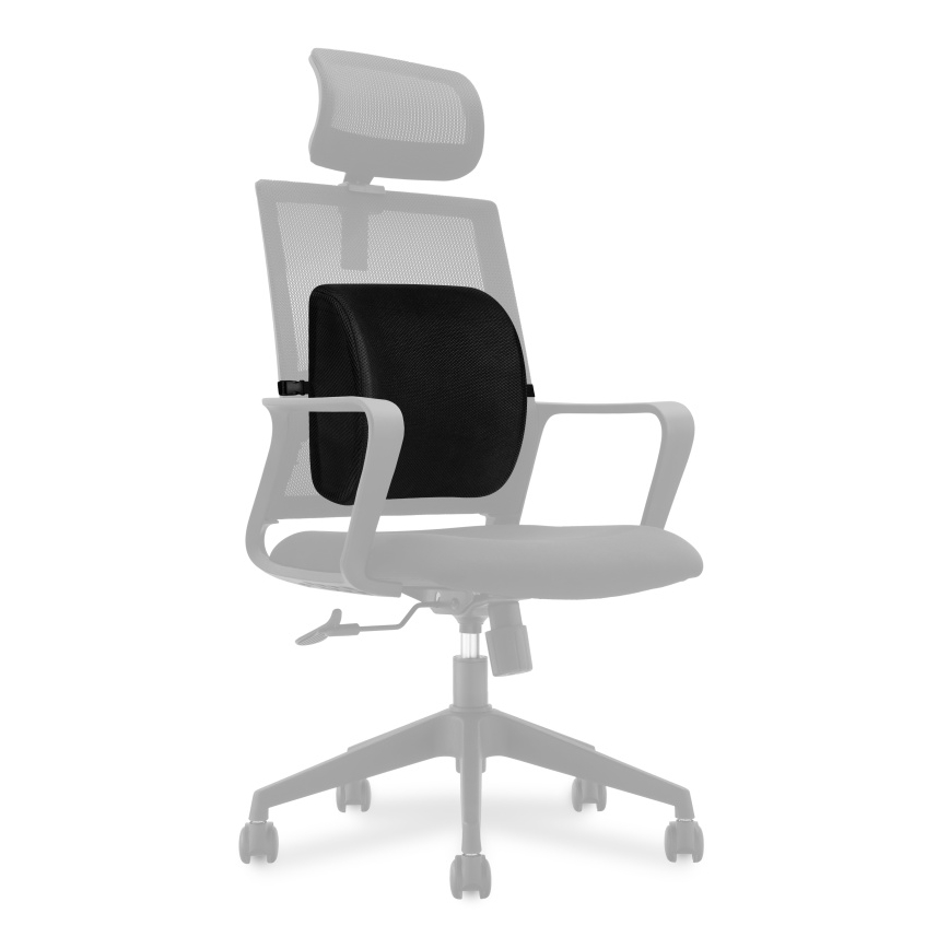 CONNECT IT CFH-5300-BK - Apoio lombar para cadeira preto