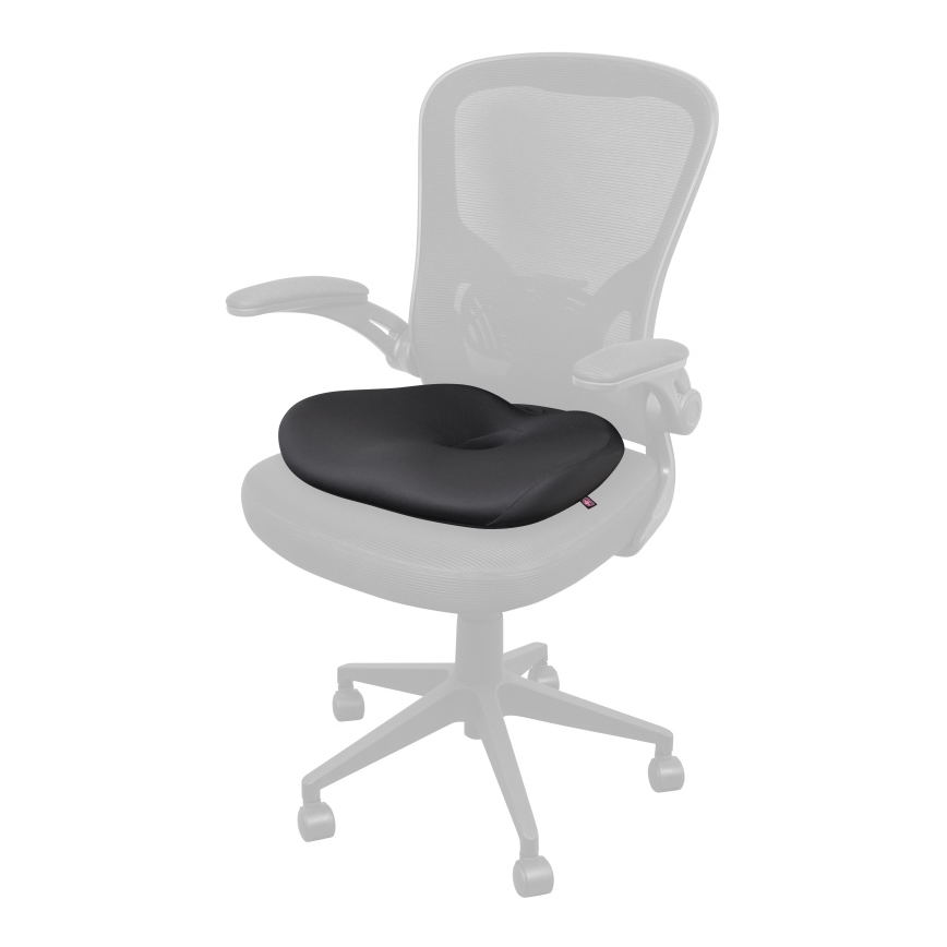 CONNECT IT CFH-5501-GY - Almofada de cadeira ergonómica antracite