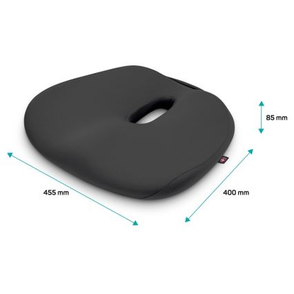 CONNECT IT CFH-5501-GY - Almofada de cadeira ergonómica antracite