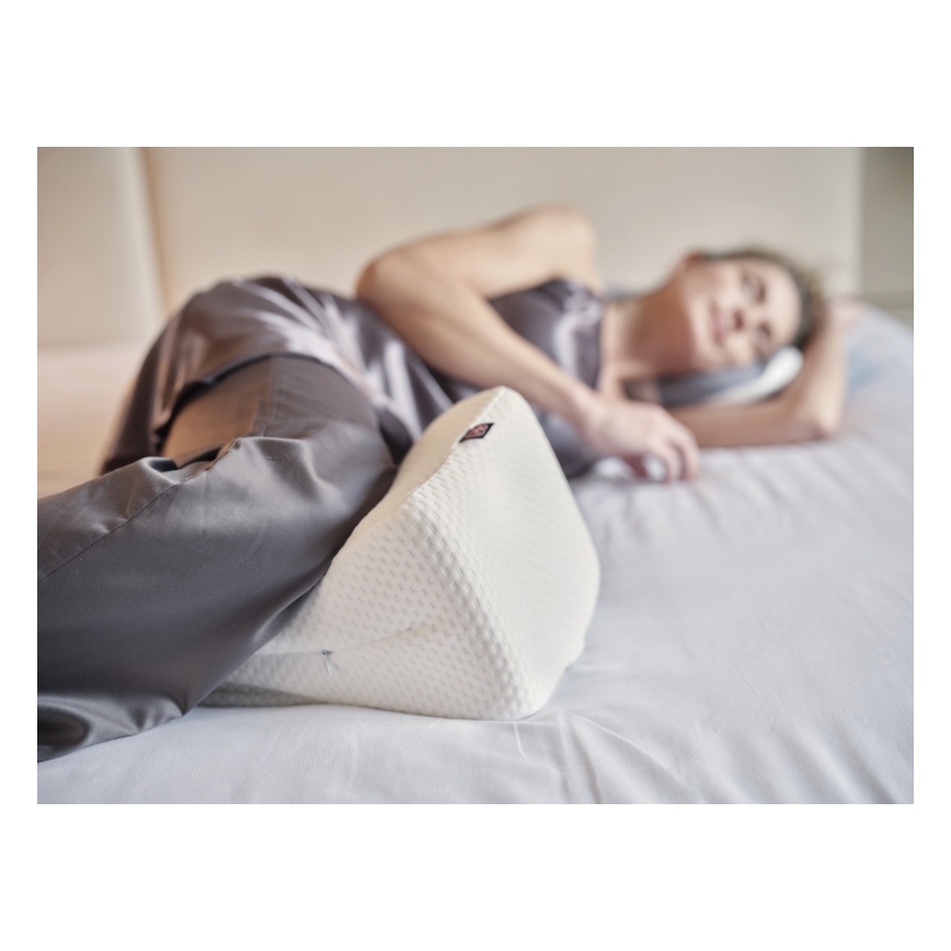 CONNECT IT CFH-6010-WH - Travesseiro anatômico entre os joelhos Taurus Knee branco