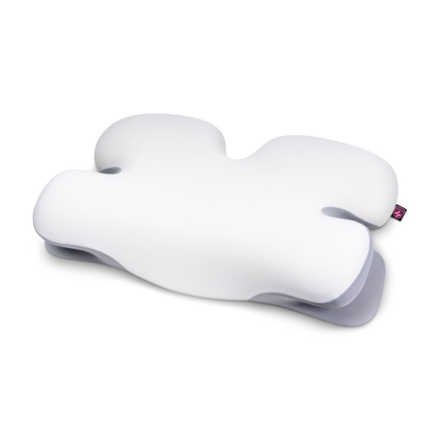 CONNECT IT CFH-6030-WH - Almofada anatómica Virgo branco/cinzento