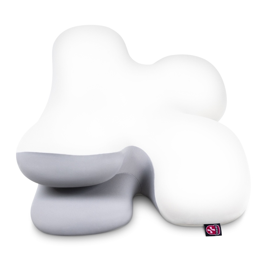 CONNECT IT CFH-6030-WH - Almofada anatómica Virgo branco/cinzento