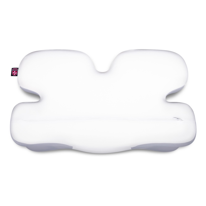 CONNECT IT CFH-6030-WH - Almofada anatómica Virgo branco/cinzento