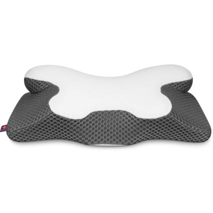 CONNECT IT CFH-6031-WH - Almofada anatómica Lyra branco/cinzento