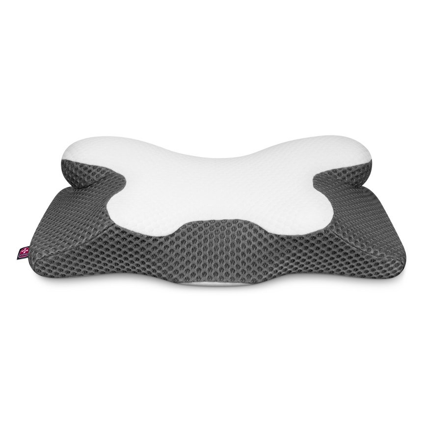 CONNECT IT CFH-6031-WH - Almofada anatómica Lyra branco/cinzento