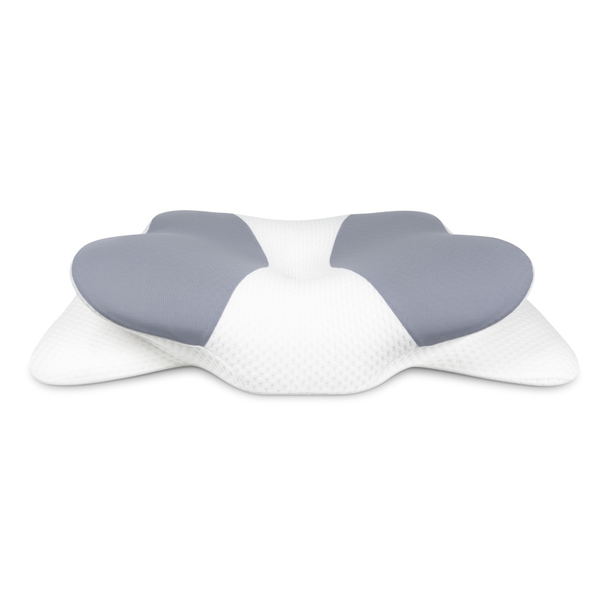 CONNECT IT CFH-6032-WH - Almofada anatómica Gemini branco/cinzento
