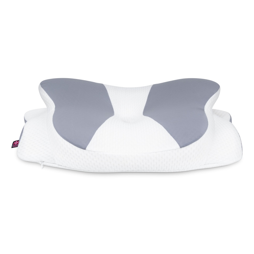 CONNECT IT CFH-6032-WH - Almofada anatómica Gemini branco/cinzento