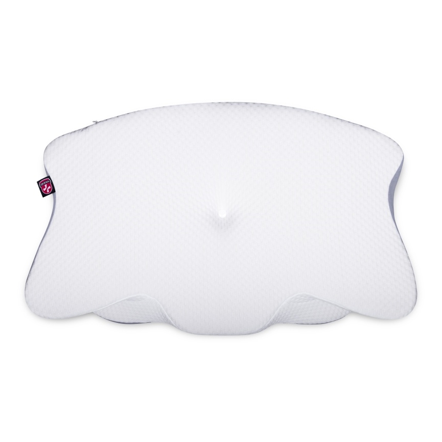 CONNECT IT CFH-6032-WH - Almofada anatómica Gemini branco/cinzento