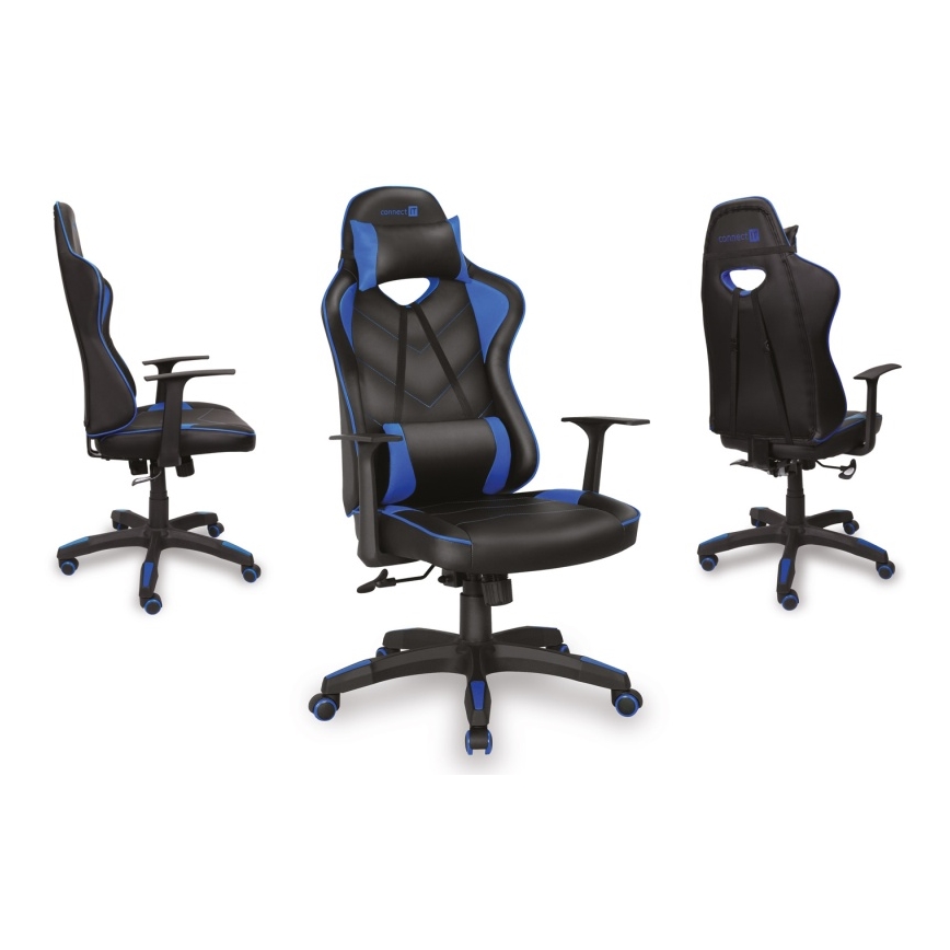 CONNECT IT CGC-0700-BL - Cadeira de Gaming LeMans Pro preto/azul
