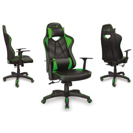 CONNECT IT CGC-0700-GR - Cadeira de Gaming LeMans Pro preto/verde