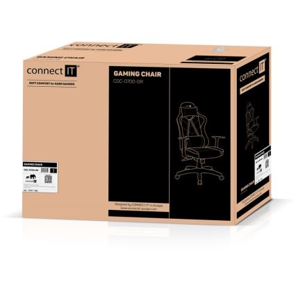 CONNECT IT CGC-0700-GR - Cadeira de Gaming LeMans Pro preto/verde