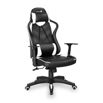 CONNECT IT CGC-0700-WH - Cadeira de Gaming LeMans Pro preto/branco