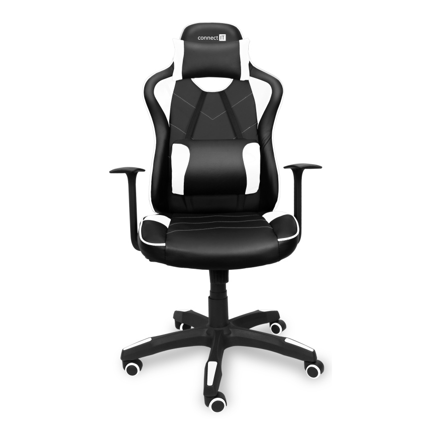 CONNECT IT CGC-0700-WH - Cadeira de Gaming LeMans Pro preto/branco