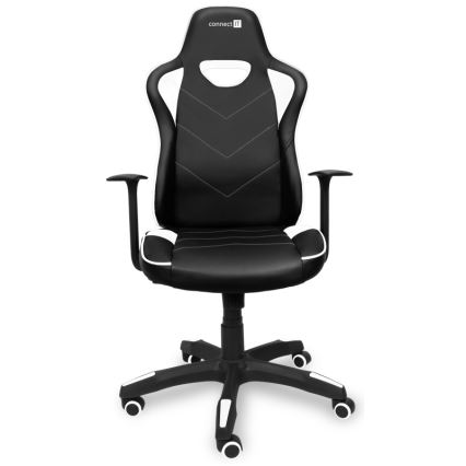 CONNECT IT CGC-0700-WH - Cadeira de Gaming LeMans Pro preto/branco