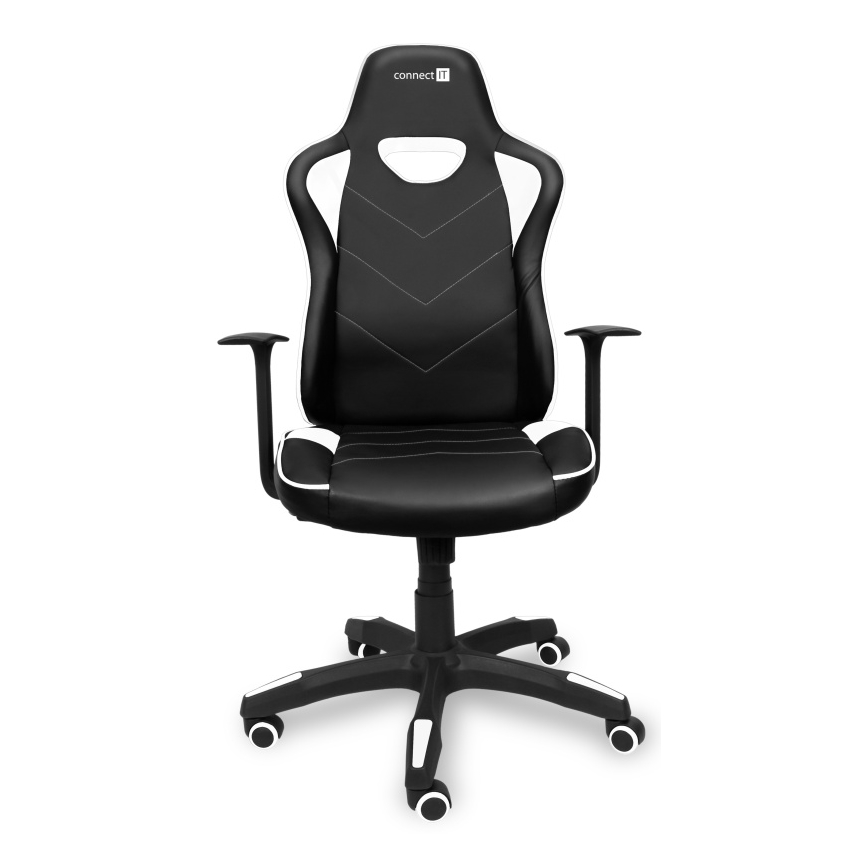CONNECT IT CGC-0700-WH - Cadeira de Gaming LeMans Pro preto/branco