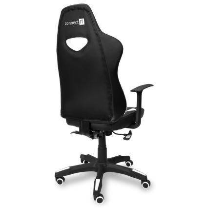 CONNECT IT CGC-0700-WH - Cadeira de Gaming LeMans Pro preto/branco