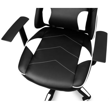 CONNECT IT CGC-0700-WH - Cadeira de Gaming LeMans Pro preto/branco