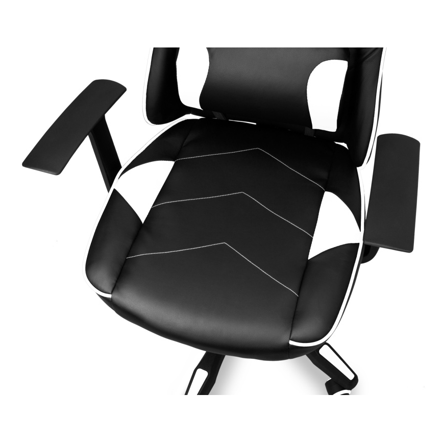 CONNECT IT CGC-0700-WH - Cadeira de Gaming LeMans Pro preto/branco