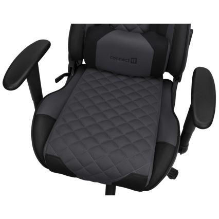 CONNECT IT CGC-1200-GY - Cadeira de Gaming Monaco Pro cinzento/preto
