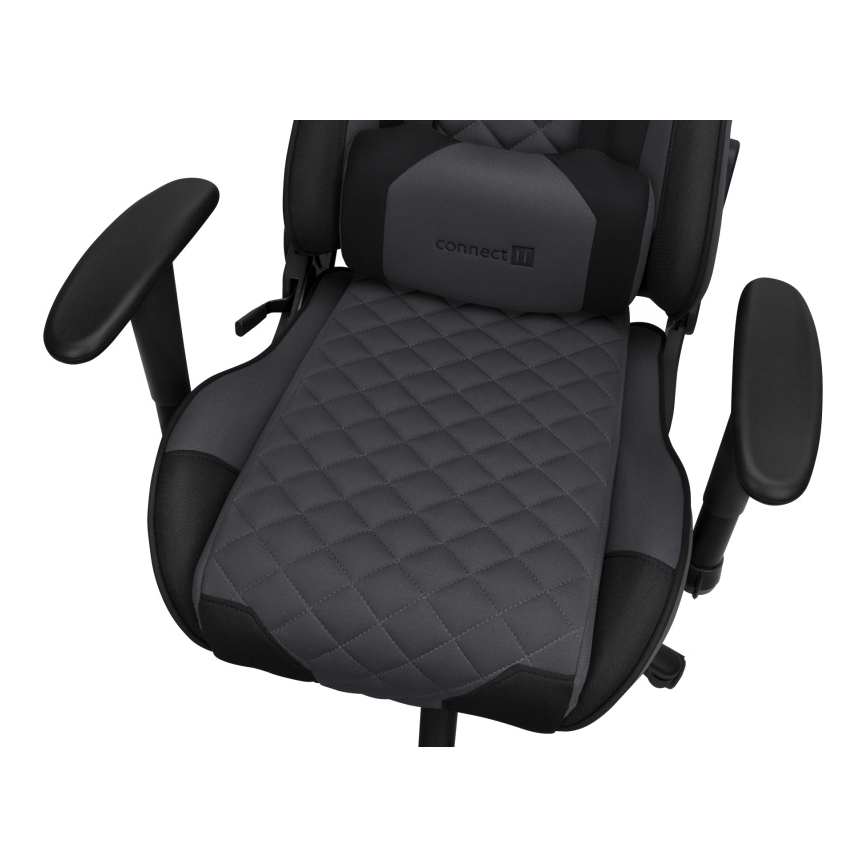 CONNECT IT CGC-1200-GY - Cadeira de Gaming Monaco Pro cinzento/preto