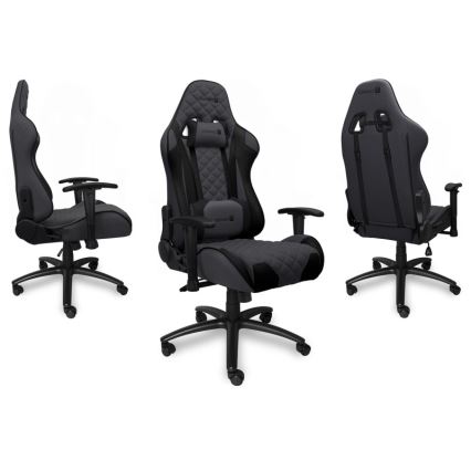 CONNECT IT CGC-1200-GY - Cadeira de Gaming Monaco Pro cinzento/preto