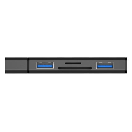 CONNECT IT CHU-4060-AN - Hub USB-A com leitor de cartões de memória 4em1