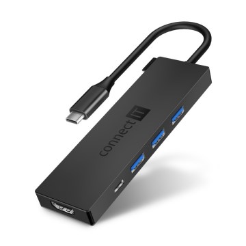 CONNECT IT CHU-8010-AN - Hub USB-C 5em1