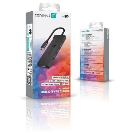 CONNECT IT CHU-8010-AN - Hub USB-C 5em1