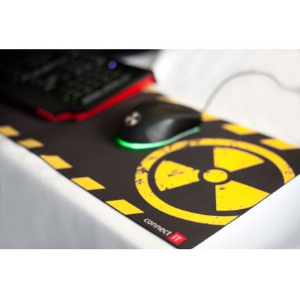 CONNECT IT CI-1128 - Rato LED para jogos com fios 1000/1200/1600/3200 DPI preto