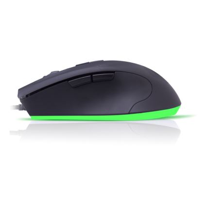 CONNECT IT CI-1128 - Rato LED para jogos com fios 1000/1200/1600/3200 DPI preto