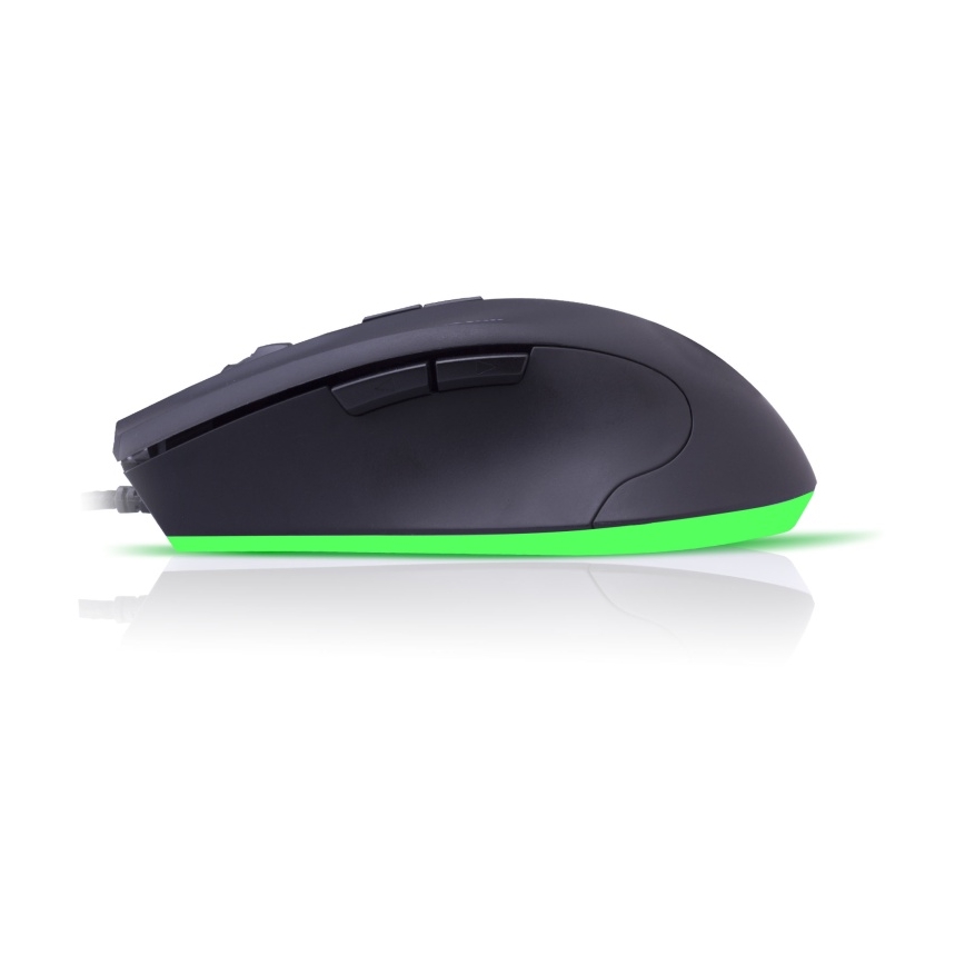 CONNECT IT CI-1128 - Rato LED para jogos com fios 1000/1200/1600/3200 DPI preto