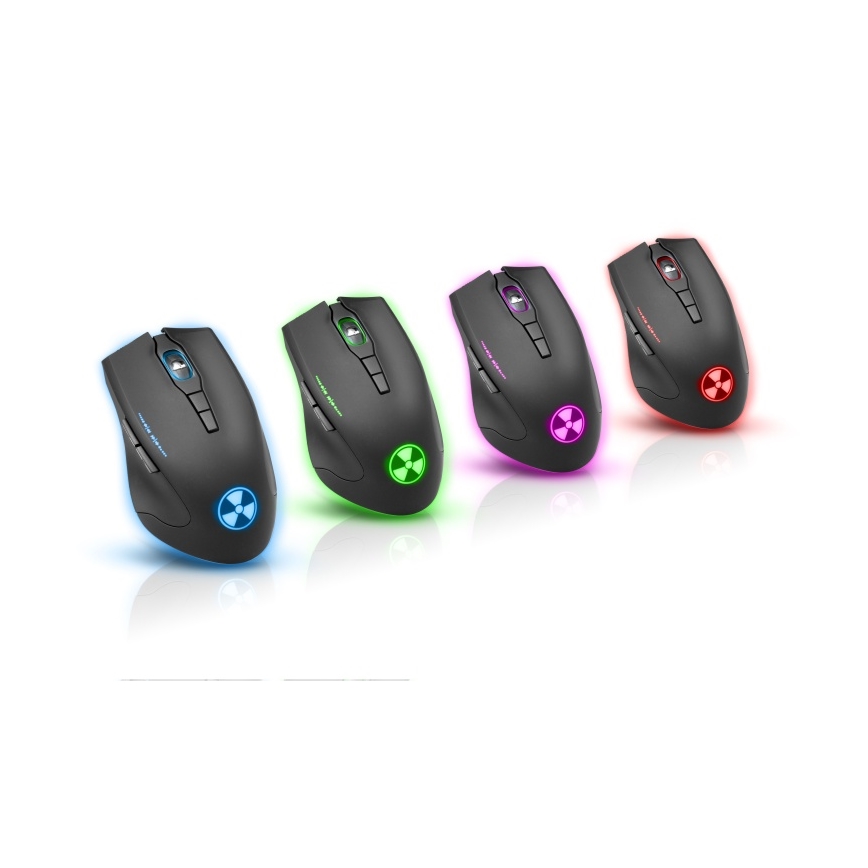CONNECT IT CI-1128 - Rato LED para jogos com fios 1000/1200/1600/3200 DPI preto
