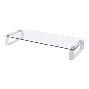 CONNECT IT CI-1135 - Base de vidro multifuncional transparente/branco