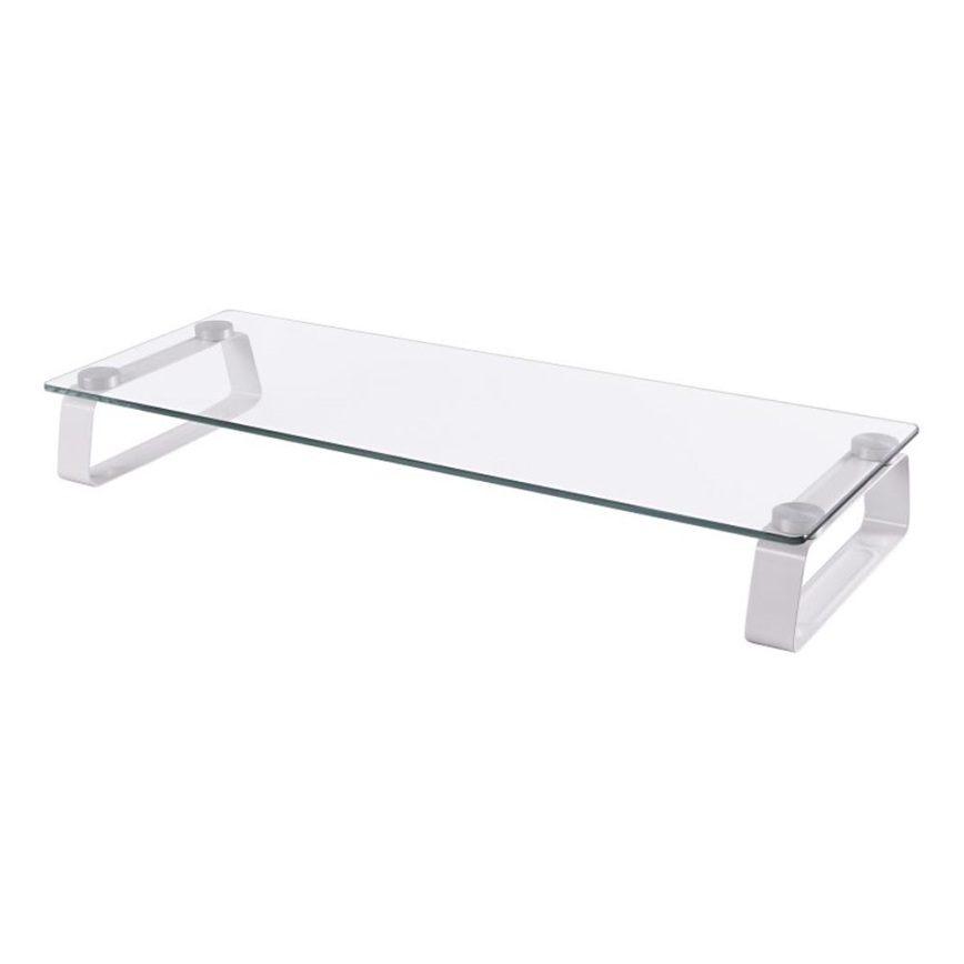 CONNECT IT CI-1135 - Base de vidro multifuncional transparente/branco