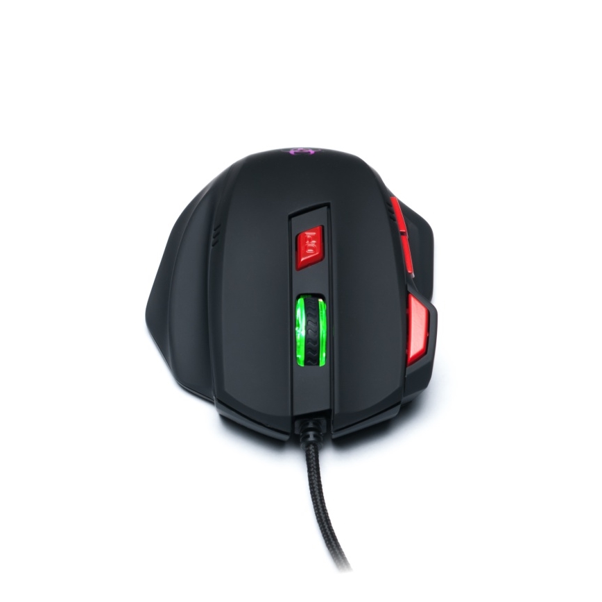 CONNECT IT CI-191 - Rato LED para jogos com fios 800/1600/2400/3200 DPI preto