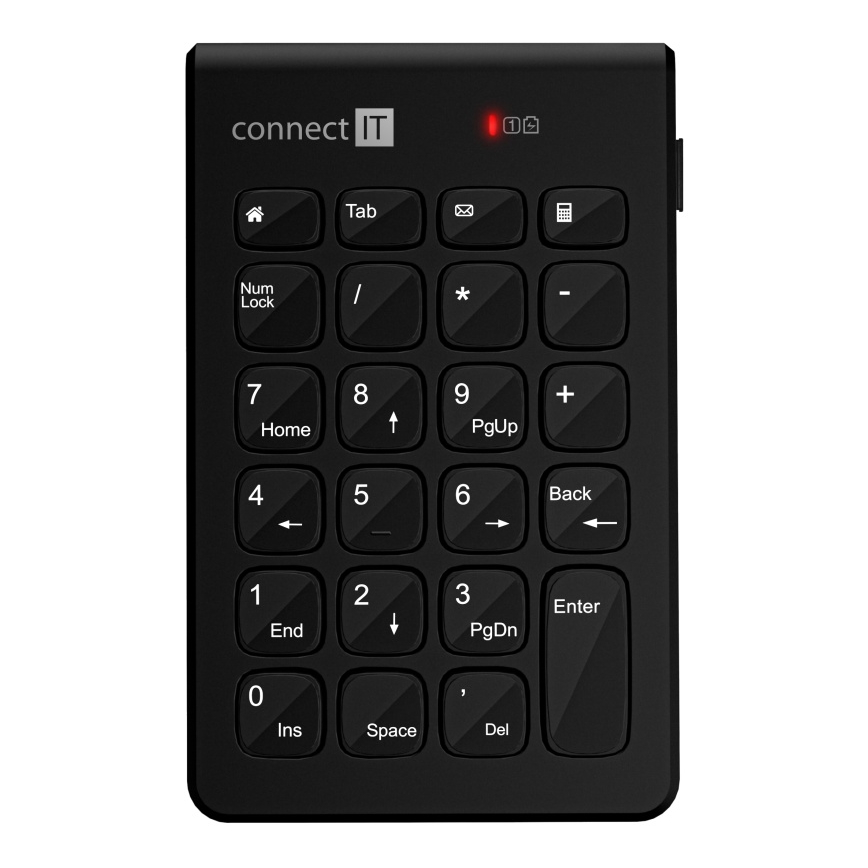 CONNECT IT CKB-0062-BK - Teclado numérico sem fios 1xAAA preto