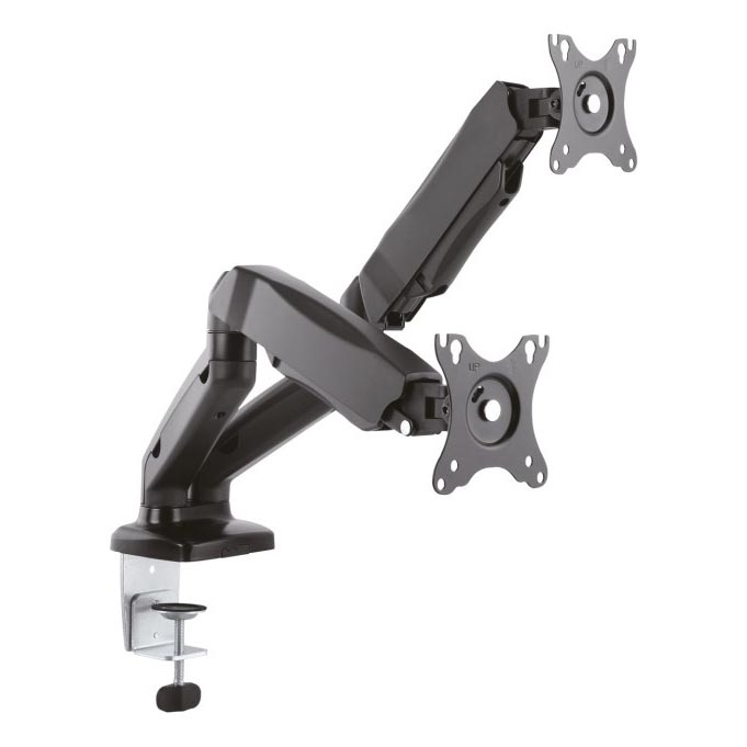 CONNECT IT CMF-3207-BK - Suporte universal para 2 monitores 13-27” preto