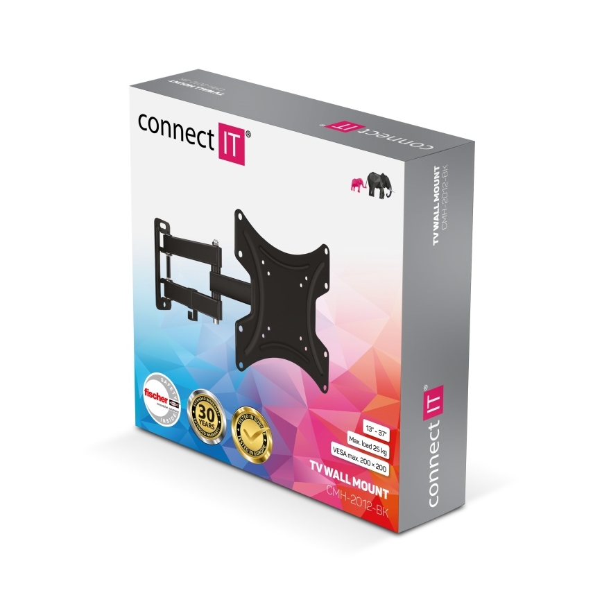 CONNECT IT CMH-2012-BK - Suporte de parede para TV 13-37” preto