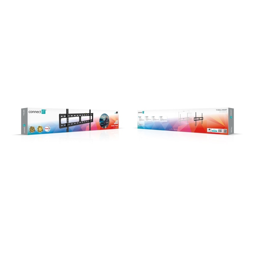 CONNECT IT CMH-6090-BK - Suporte de parede para TV 40-100” preto
