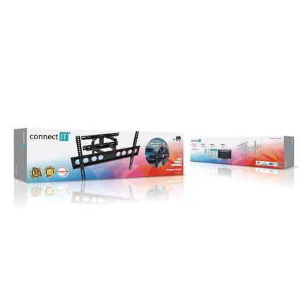 CONNECT IT CMH-7600-BK - Suporte de parede para TV 32-70” preto