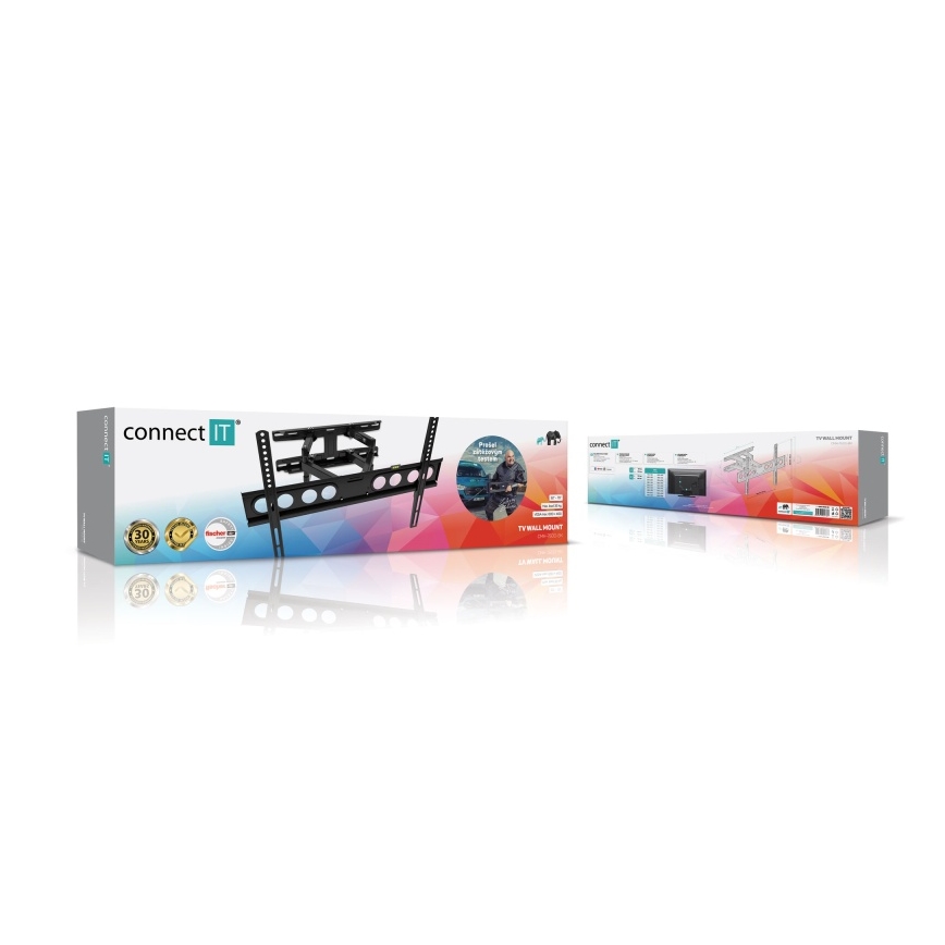 CONNECT IT CMH-7600-BK - Suporte de parede para TV 32-70” preto