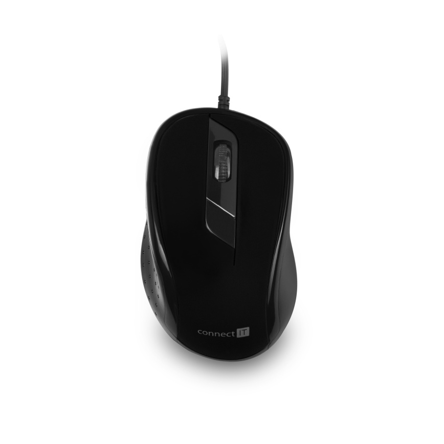 CONNECT IT CMO-1200-BK - Rato com fios 1000 DPI preto