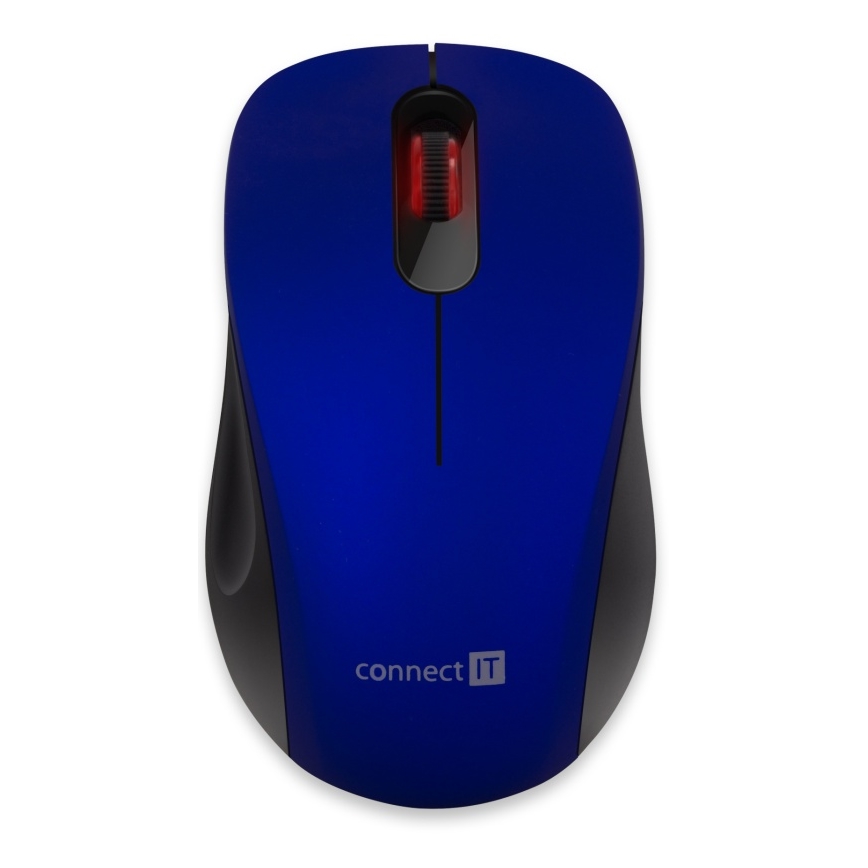 CONNECT IT CMO-2230-BL - Rato silencioso sem fios MUTE 1200 DPI 1xAA preto/azul